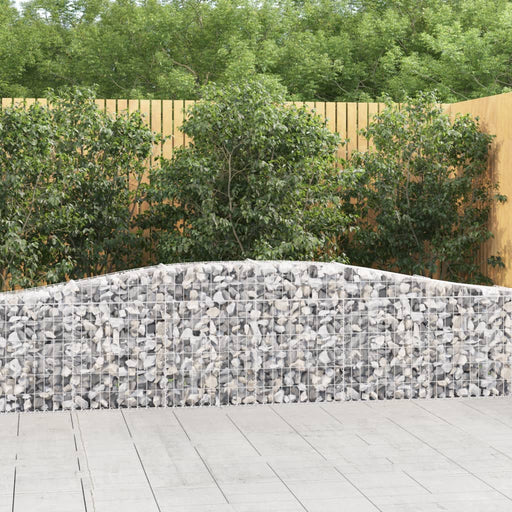 Coșuri gabion arcuite 9 buc, 400x30x60/80 cm, fier galvanizat - WALTI WALTI