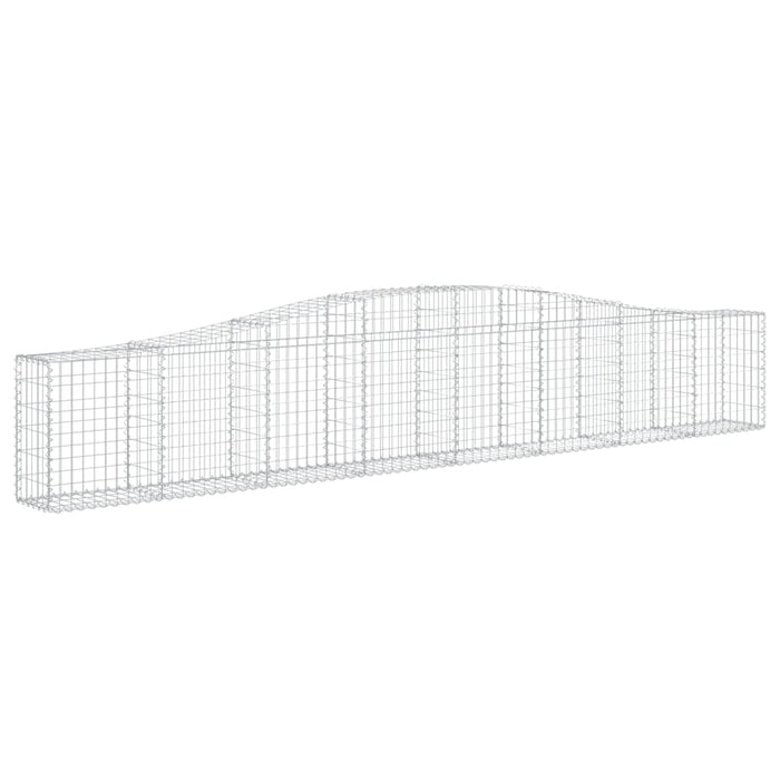 Coșuri gabion arcuite 10 buc, 400x30x60/80 cm, fier galvanizat - WALTI WALTI