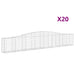 Coșuri gabion arcuite 20 buc, 400x30x60/80 cm, fier galvanizat - WALTI WALTI