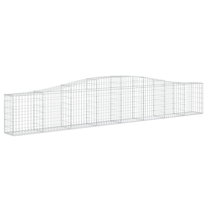 Coșuri gabion arcuite 25 buc, 400x30x60/80 cm, fier galvanizat - WALTI WALTI