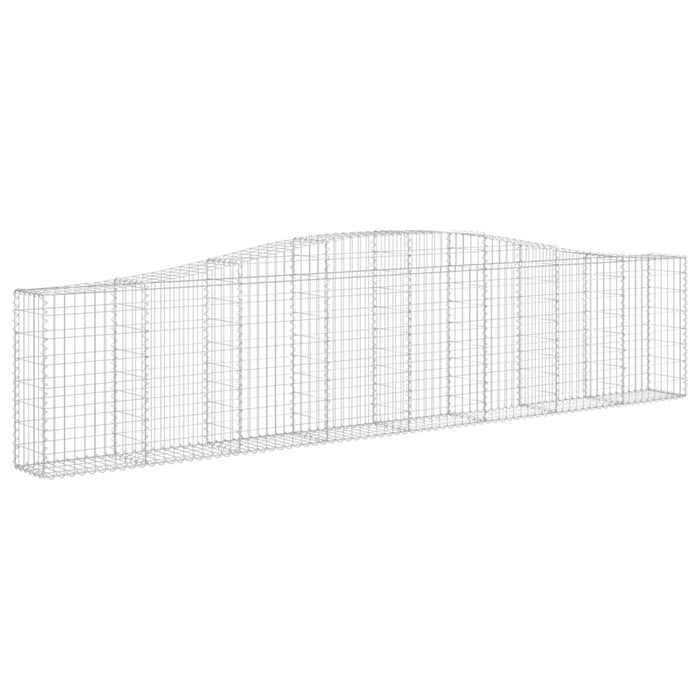 Coșuri gabion arcuite 2 buc, 400x30x80/100 cm, fier galvanizat - WALTI WALTI