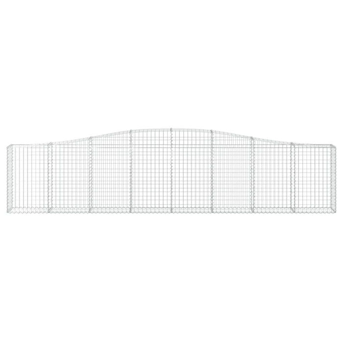 Coșuri gabion arcuite 2 buc, 400x30x80/100 cm, fier galvanizat - WALTI WALTI