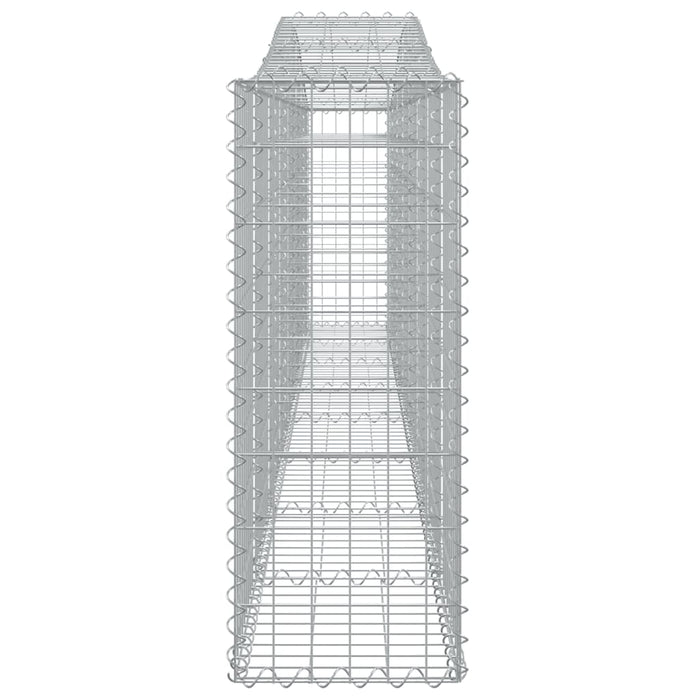 Coșuri gabion arcuite 2 buc, 400x30x80/100 cm, fier galvanizat - WALTI WALTI