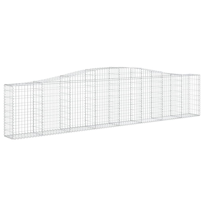 Coșuri gabion arcuite 3 buc, 400x30x80/100 cm, fier galvanizat - WALTI WALTI