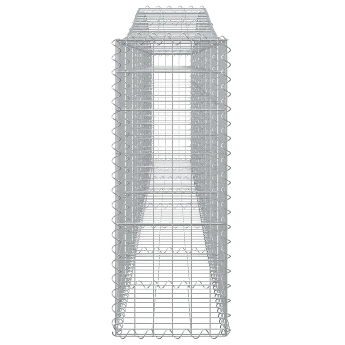Coșuri gabion arcuite 4 buc, 400x30x80/100 cm, fier galvanizat - WALTI WALTI