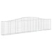 Coșuri gabion arcuite 5 buc, 400x30x80/100 cm, fier galvanizat - WALTI WALTI