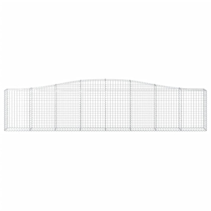 Coșuri gabion arcuite 5 buc, 400x30x80/100 cm, fier galvanizat - WALTI WALTI