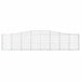 Coșuri gabion arcuite 5 buc, 400x30x80/100 cm, fier galvanizat - WALTI WALTI