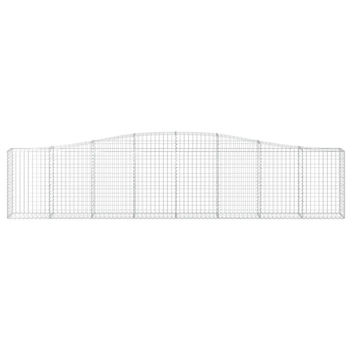 Coșuri gabion arcuite 6 buc, 400x30x80/100 cm, fier galvanizat - WALTI WALTI