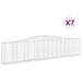 Coșuri gabion arcuite 7 buc, 400x30x80/100 cm, fier galvanizat - WALTI WALTI