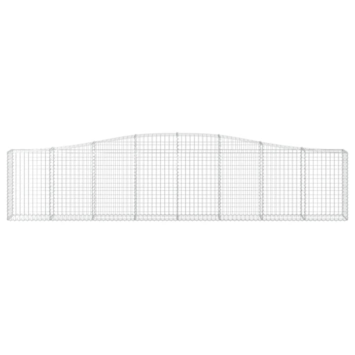 Coșuri gabion arcuite 7 buc, 400x30x80/100 cm, fier galvanizat - WALTI WALTI