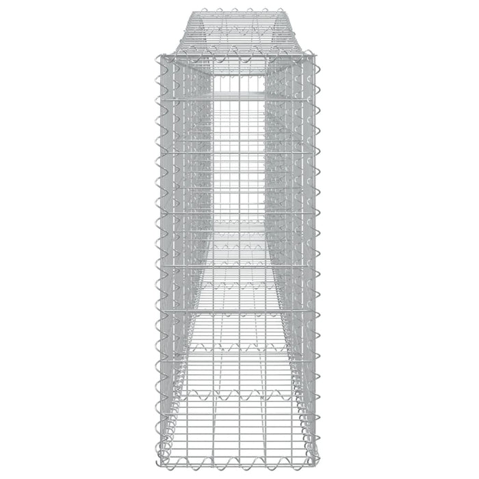 Coșuri gabion arcuite 7 buc, 400x30x80/100 cm, fier galvanizat - WALTI WALTI