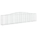 Coșuri gabion arcuite 10 buc, 400x30x80/100 cm, fier galvanizat - WALTI WALTI