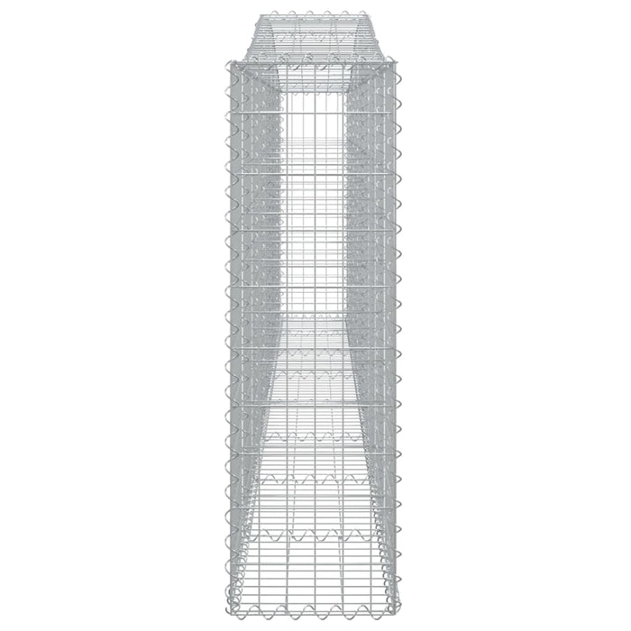 Coșuri gabion arcuite 3 buc, 400x30x100/120 cm fier galvanizat - WALTI WALTI