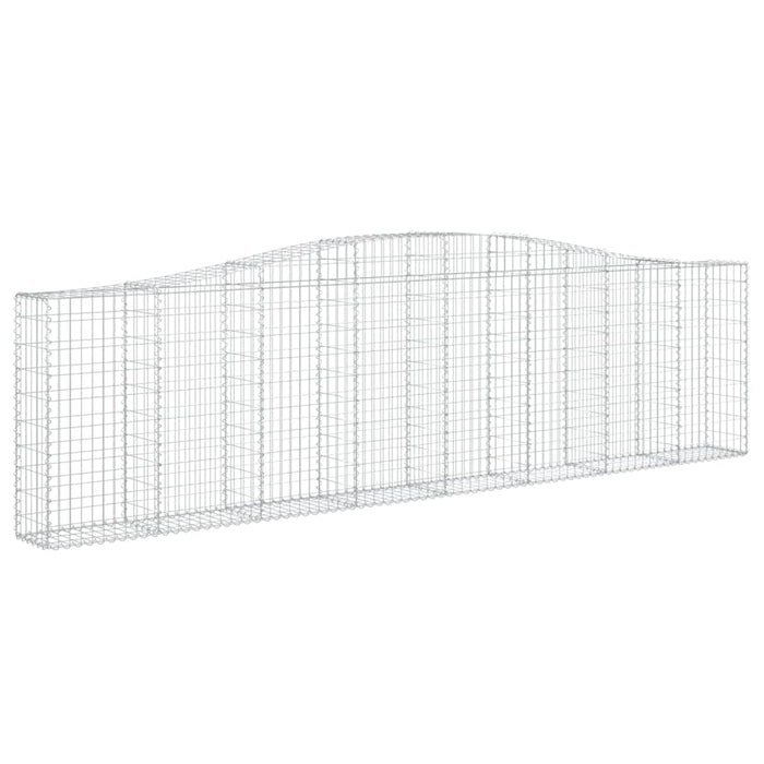 Coșuri gabion arcuite 5 buc, 400x30x100/120 cm fier galvanizat - WALTI WALTI