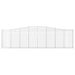 Coșuri gabion arcuite 7 buc, 400x30x100/120 cm fier galvanizat - WALTI WALTI