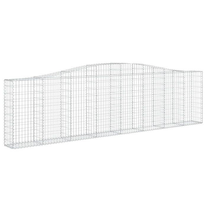 Coșuri gabion arcuite 10 buc, 400x30x100/120 cm fier galvanizat - WALTI WALTI