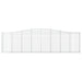 Coșuri gabion arcuite 10 buc, 400x30x100/120 cm fier galvanizat - WALTI WALTI