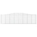Coșuri gabion arcuite 15 buc, 400x30x100/120 cm fier galvanizat - WALTI WALTI
