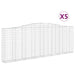 Coșuri gabion arcuite 5 buc, 400x30x140/160 cm, fier galvanizat - WALTI WALTI
