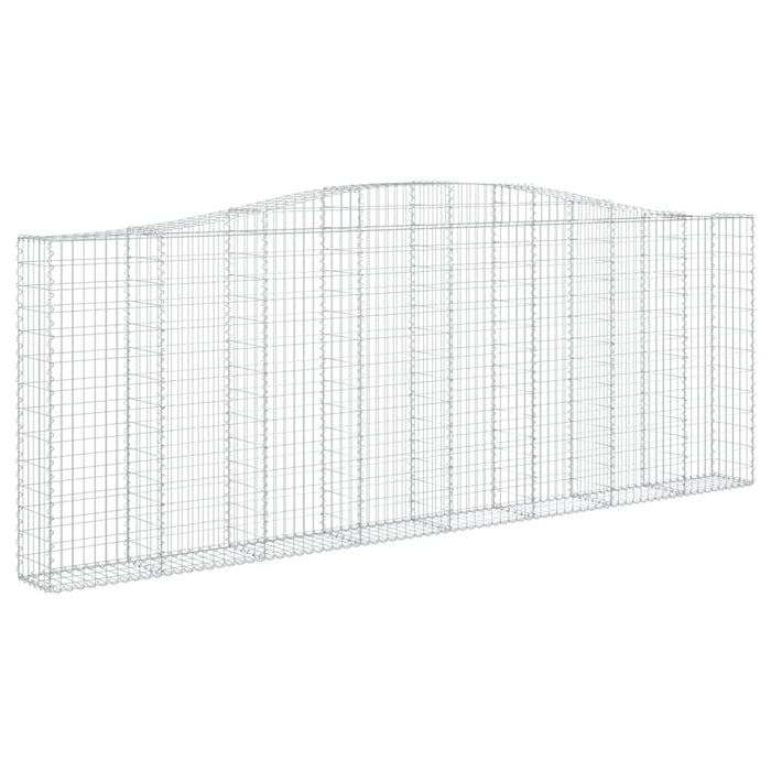 Coșuri gabion arcuite 6 buc, 400x30x140/160 cm, fier galvanizat WALTI