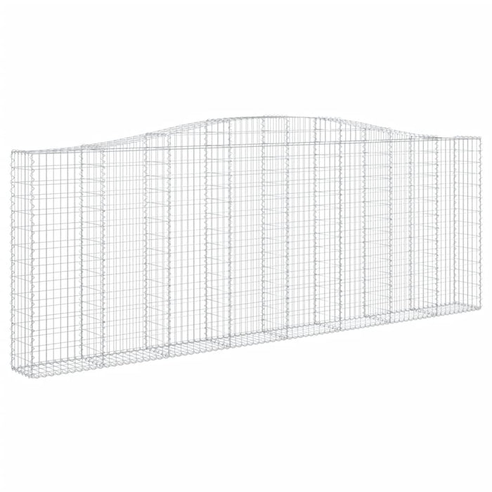 Coșuri gabion arcuite 15 buc. 400x30x140/160 cm fier galvanizat WALTI
