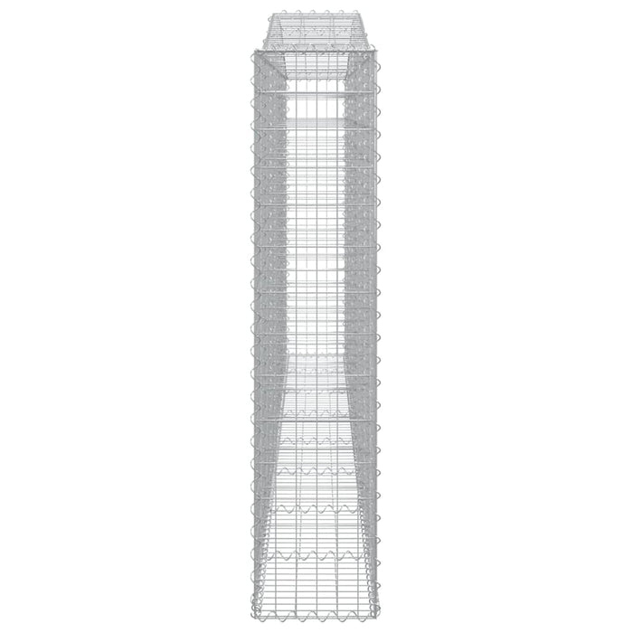 Coșuri gabion arcuite 15 buc. 400x30x140/160 cm fier galvanizat WALTI