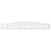 Coșuri gabion arcuite 2 buc, 400x50x40/60 cm, fier galvanizat - WALTI WALTI
