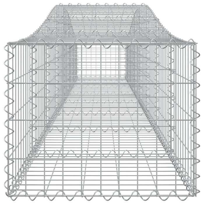 Coșuri gabion arcuite 2 buc, 400x50x40/60 cm, fier galvanizat - WALTI WALTI