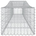 Coșuri gabion arcuite 2 buc, 400x50x40/60 cm, fier galvanizat - WALTI WALTI