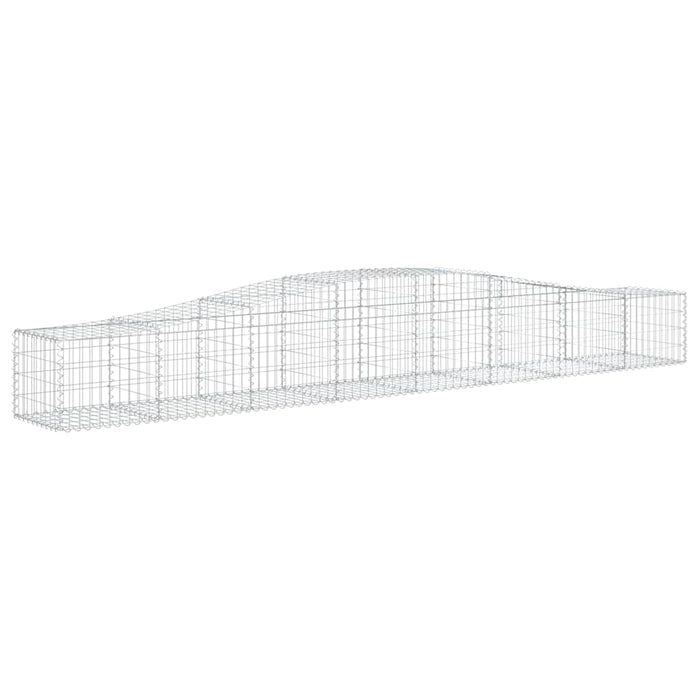 Coșuri gabion arcuite 3 buc, 400x50x40/60 cm, fier galvanizat - WALTI WALTI
