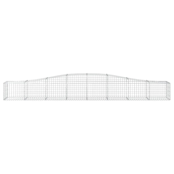 Coșuri gabion arcuite 3 buc, 400x50x40/60 cm, fier galvanizat - WALTI WALTI