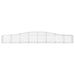 Coșuri gabion arcuite 3 buc, 400x50x40/60 cm, fier galvanizat - WALTI WALTI
