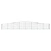Coșuri gabion arcuite 4 buc, 400x50x40/60 cm, fier galvanizat - WALTI WALTI