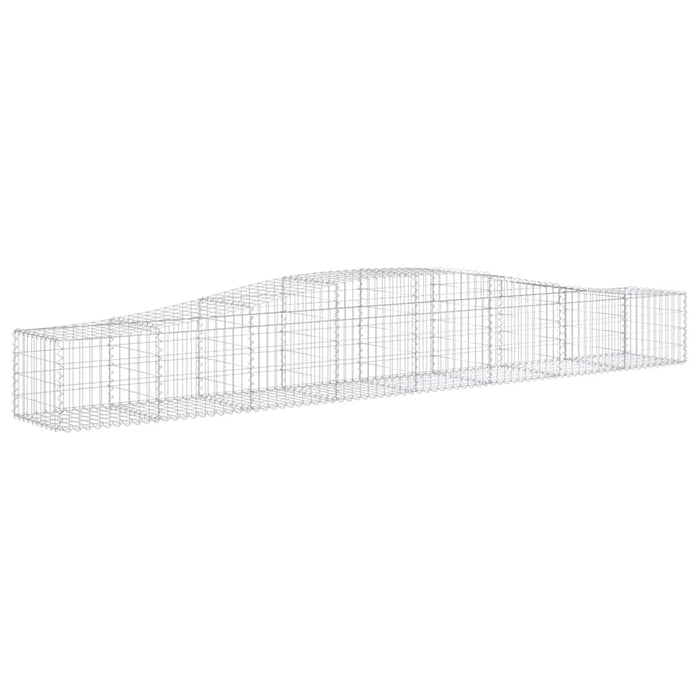 Coșuri gabion arcuite 5 buc, 400x50x40/60 cm, fier galvanizat - WALTI WALTI