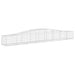 Coșuri gabion arcuite 5 buc, 400x50x40/60 cm, fier galvanizat - WALTI WALTI