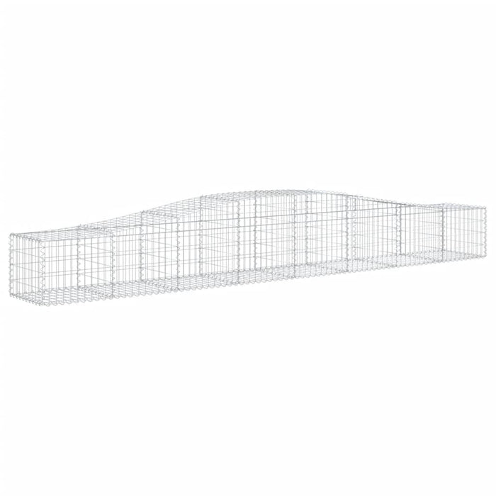 Coșuri gabion arcuite 9 buc, 400x50x40/60 cm, fier galvanizat - WALTI WALTI