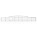 Coșuri gabion arcuite 9 buc, 400x50x40/60 cm, fier galvanizat - WALTI WALTI
