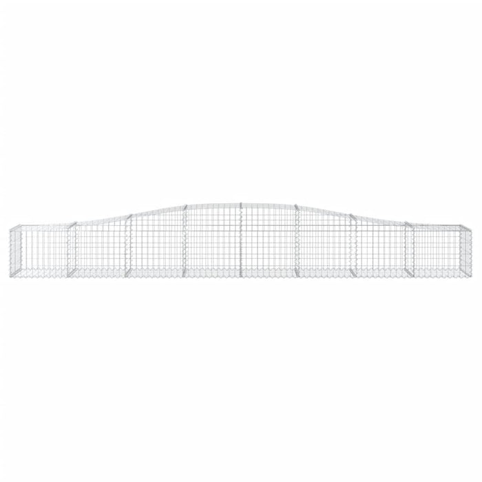 Coșuri gabion arcuite 10 buc, 400x50x40/60 cm, fier galvanizat - WALTI WALTI