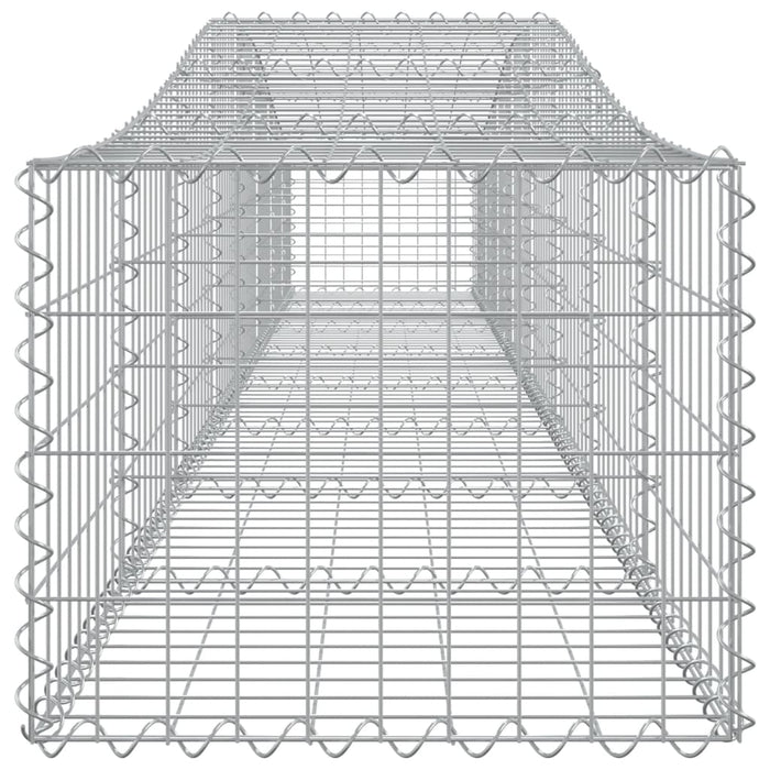 Coșuri gabion arcuite 10 buc, 400x50x40/60 cm, fier galvanizat - WALTI WALTI