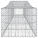 Coșuri gabion arcuite 10 buc, 400x50x40/60 cm, fier galvanizat - WALTI WALTI
