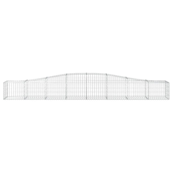 Coșuri gabion arcuite 15 buc, 400x50x40/60 cm, fier galvanizat - WALTI WALTI