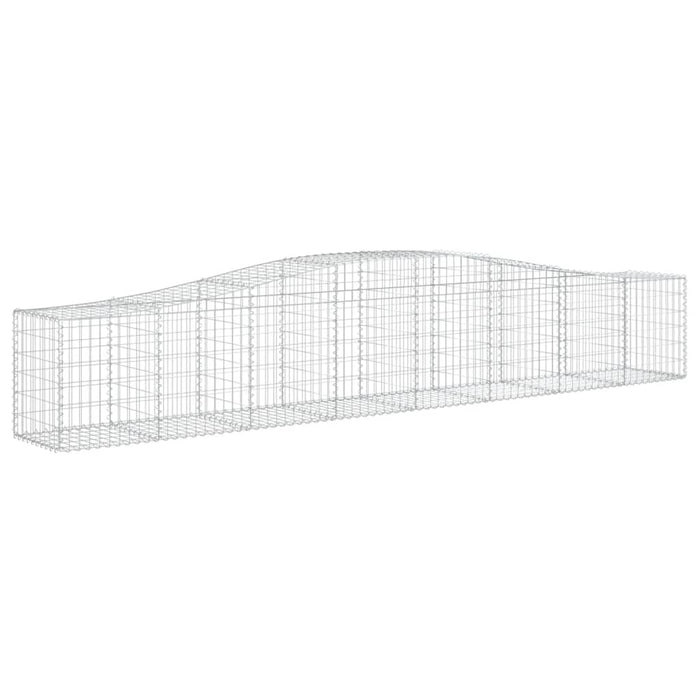 Coșuri gabion arcuite 2 buc, 400x50x60/80 cm, fier galvanizat - WALTI WALTI