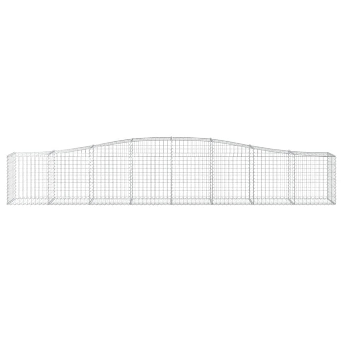 Coșuri gabion arcuite 3 buc, 400x50x60/80 cm, fier galvanizat - WALTI WALTI