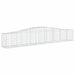 Coșuri gabion arcuite 4 buc, 400x50x60/80 cm, fier galvanizat - WALTI WALTI