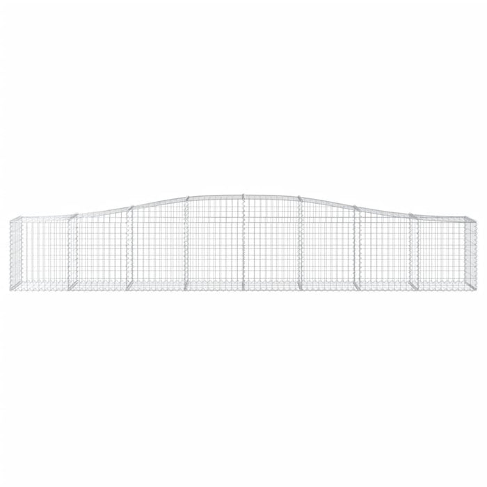 Coșuri gabion arcuite 5 buc, 400x50x60/80 cm, fier galvanizat - WALTI WALTI