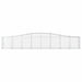 Coșuri gabion arcuite 5 buc, 400x50x60/80 cm, fier galvanizat - WALTI WALTI