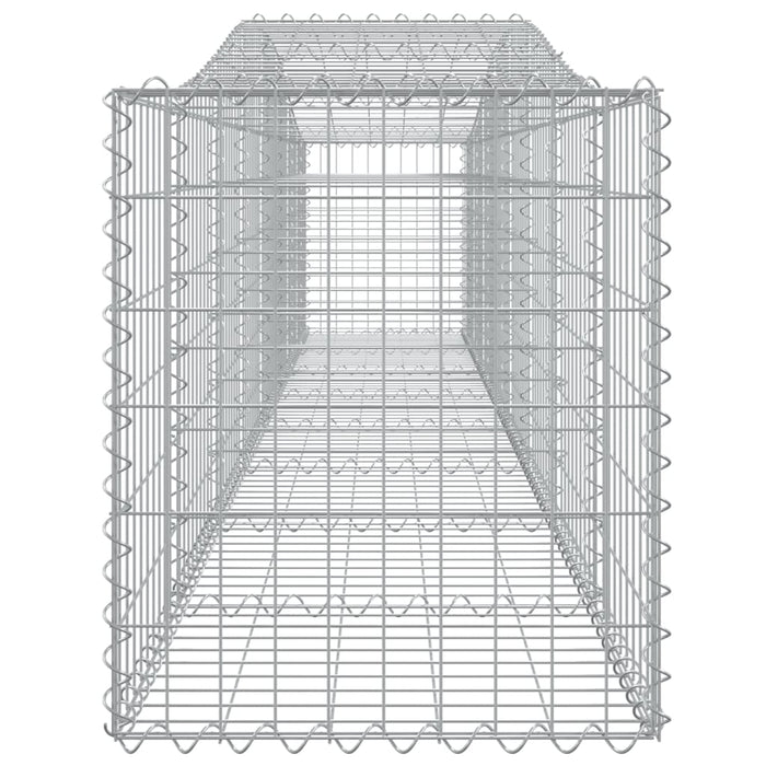 Coșuri gabion arcuite 6 buc, 400x50x60/80 cm, fier galvanizat - WALTI WALTI
