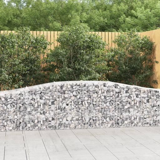 Coșuri gabion arcuite 6 buc, 400x50x60/80 cm, fier galvanizat - WALTI WALTI