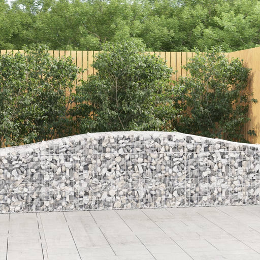 Coșuri gabion arcuite 7 buc, 400x50x60/80 cm, fier galvanizat - WALTI WALTI
